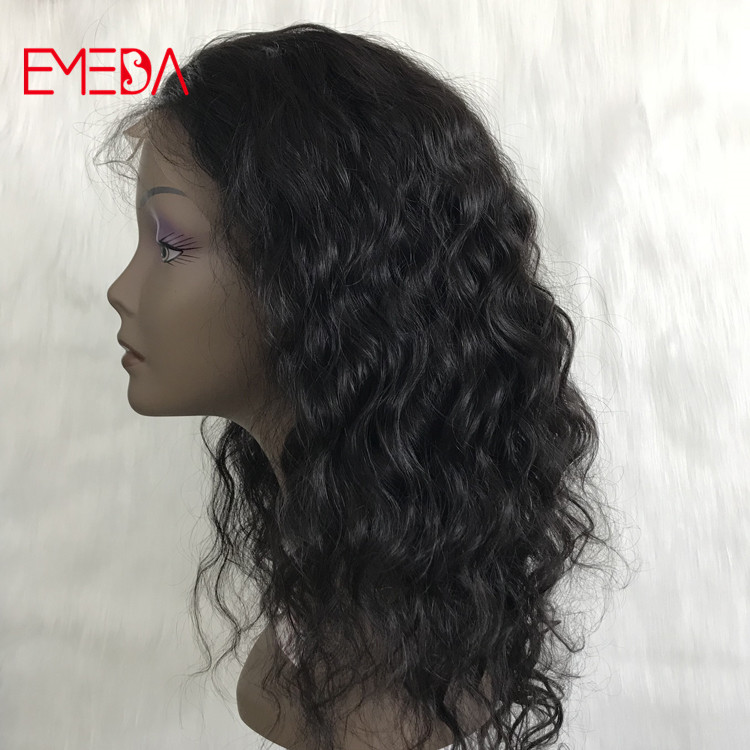 China best Indian remy human hair glueless full lace wigs supplier YJ325